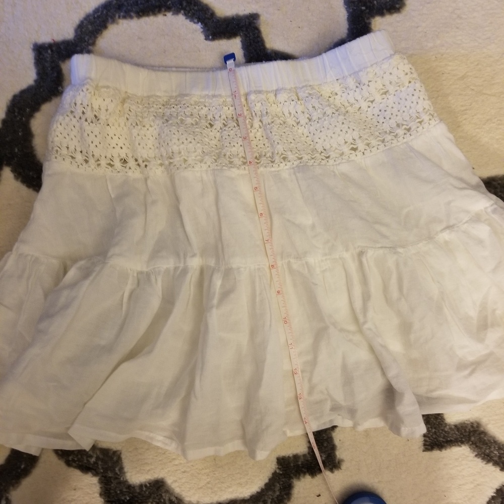 Forever21 white beach summer skirt!